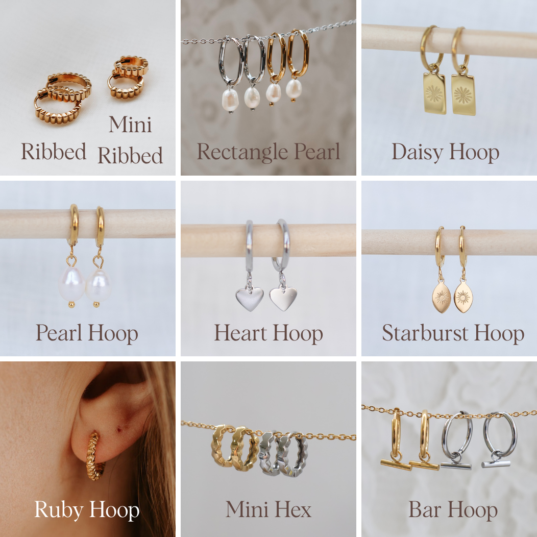 Hoop Earring Bundle - 3 pairs