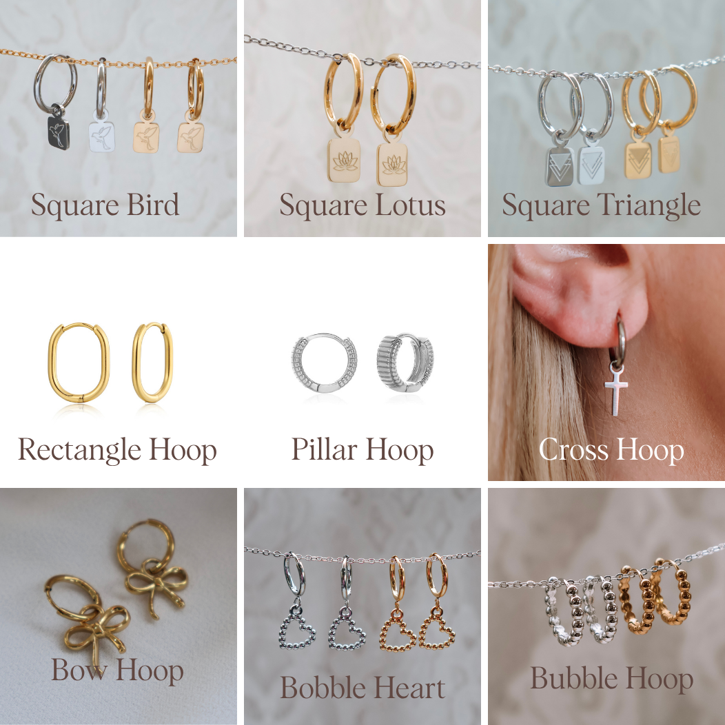 Hoop Earring Bundle - 3 pairs