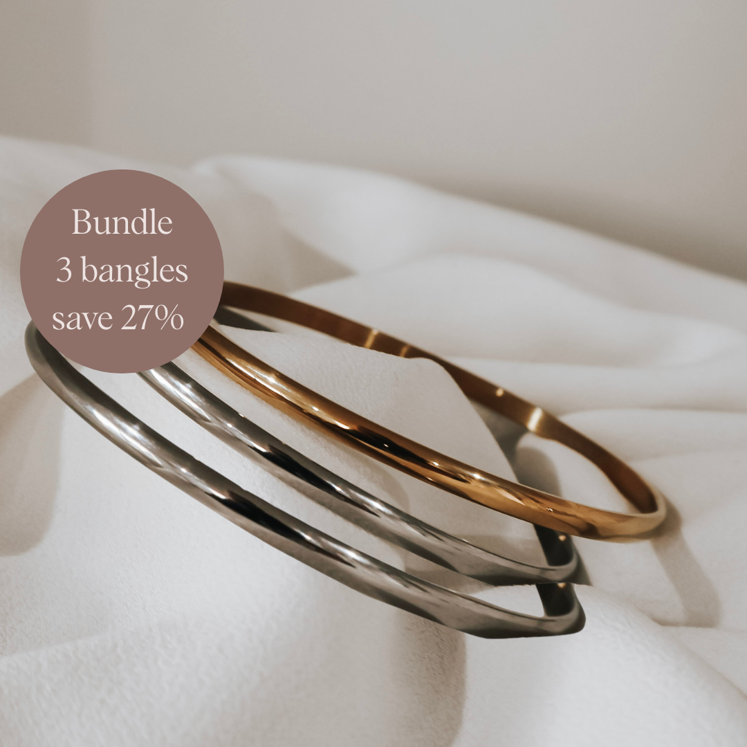 Three x 4mm Bangle Bundle