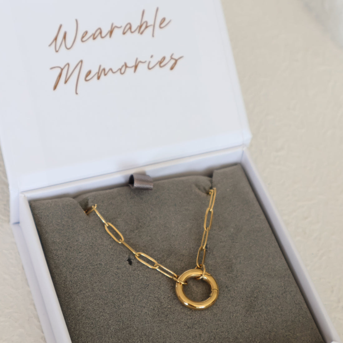 Charm Holder Necklace - NECKLACE ONLY