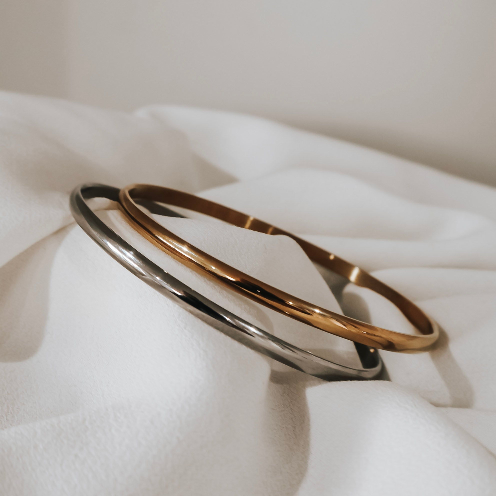 Classic (4mm) Bangle + Bracelet Bundle