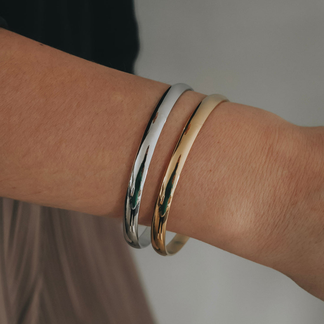 6mm Bangle + Bracelet Bundle