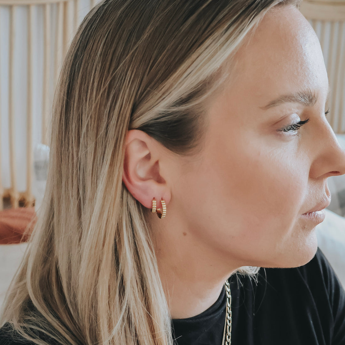Ribbed Hoops