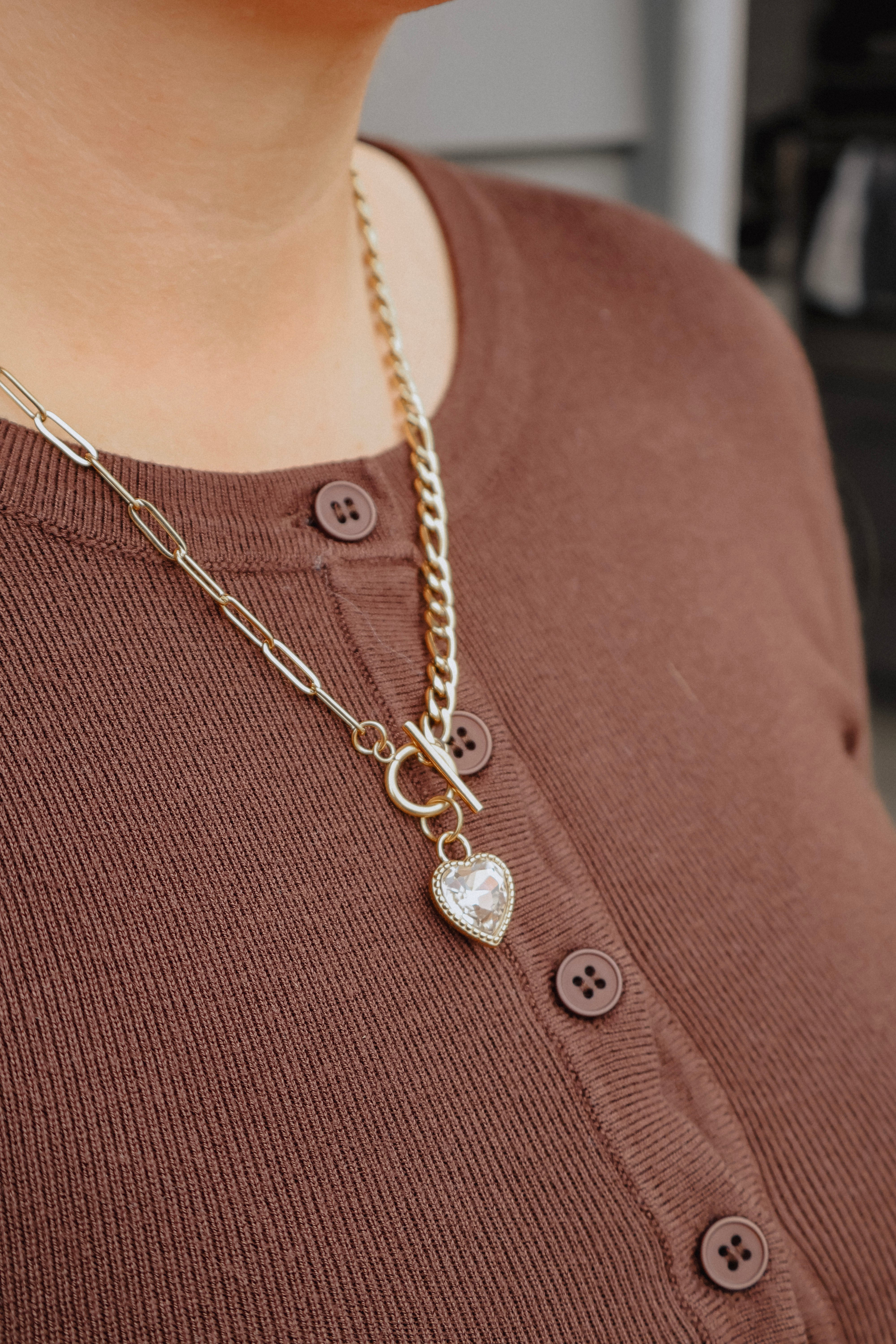 CZ Heart Necklace