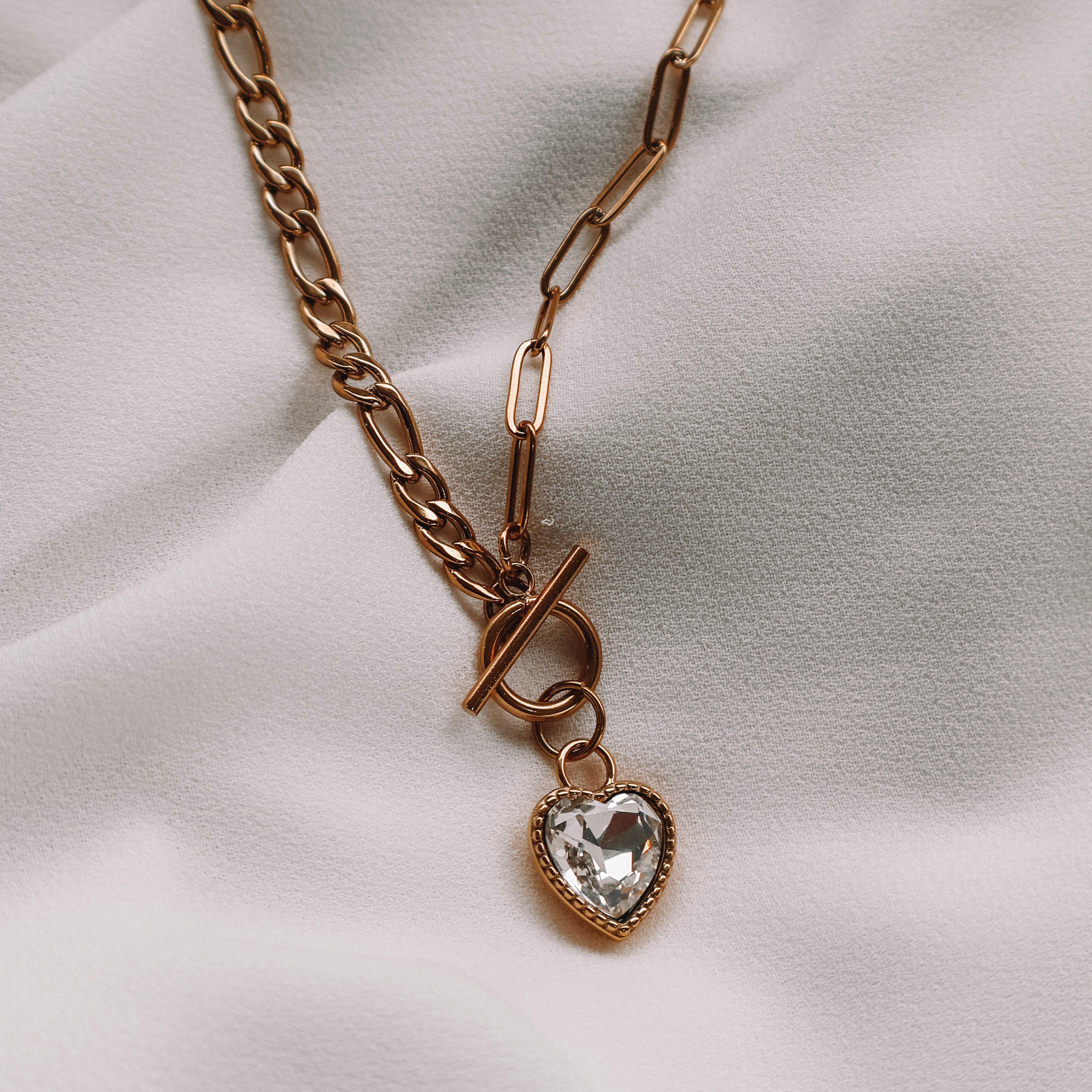 CZ Heart Necklace