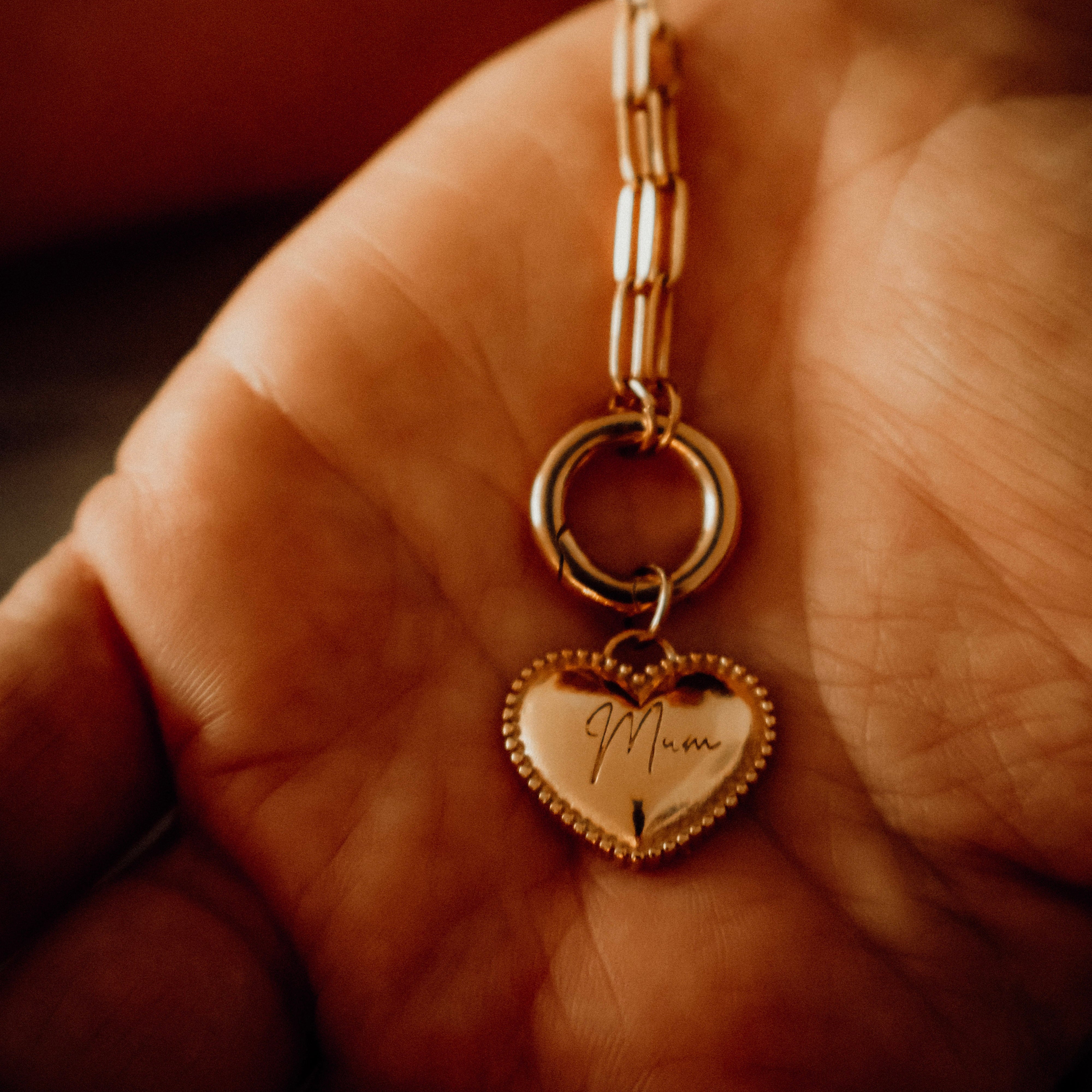 Mum Charm Holder Necklace