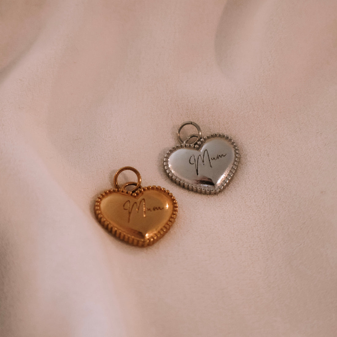 Mum Heart Charm