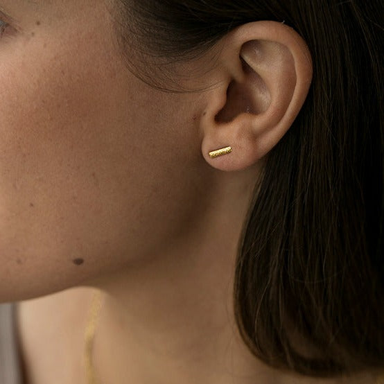 Bar Stud Earrings