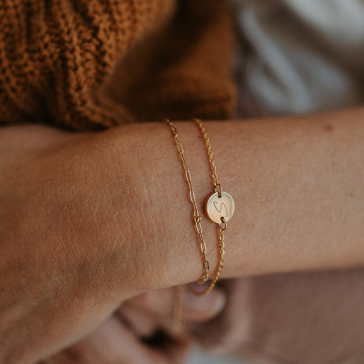 Mini Paperclip Chain Bracelet