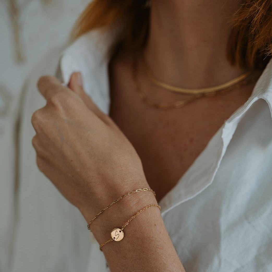 Mini Paperclip Chain Bracelet