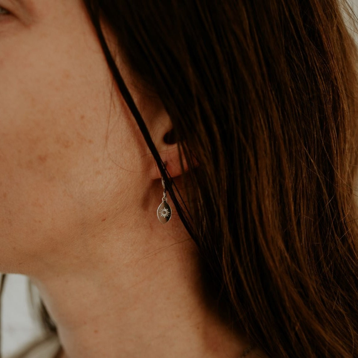 Starburst Hoop Earrings