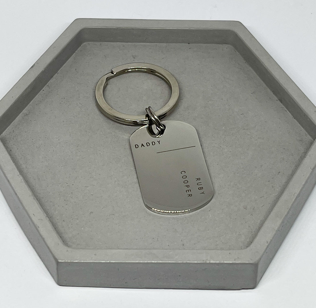 Names Dogtag keyring